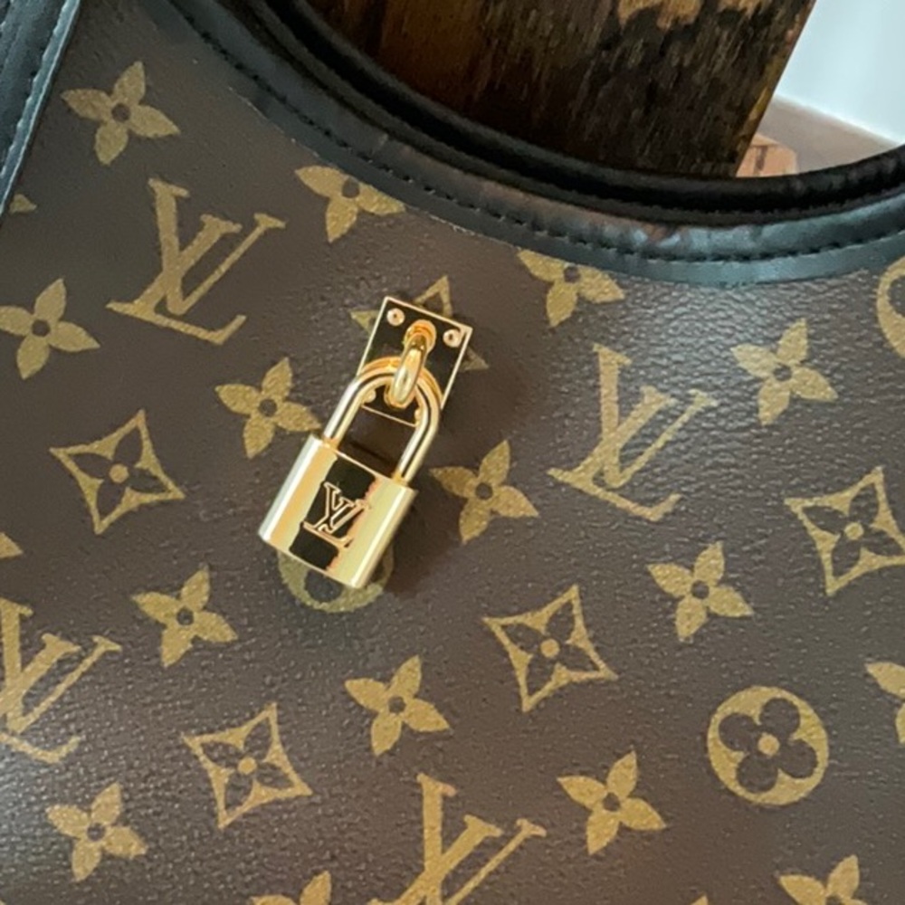Monogram Brown & Black Handbag - Picture 2 of 11